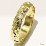 [14K/18K Gold/Platinum] 4mm Barrel Ring *Made to Order* (T_R0133_4_no edge)