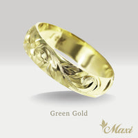 5mm Barrel-Shaped Hawaiian Ring [14K/18K Gold/Platinum]