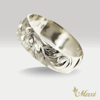 6mm Barrel-Shaped Hawaiian Ring [14K/18K Gold/Platinum]