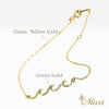 Triple Nalu Wave Anklet [14K Gold]