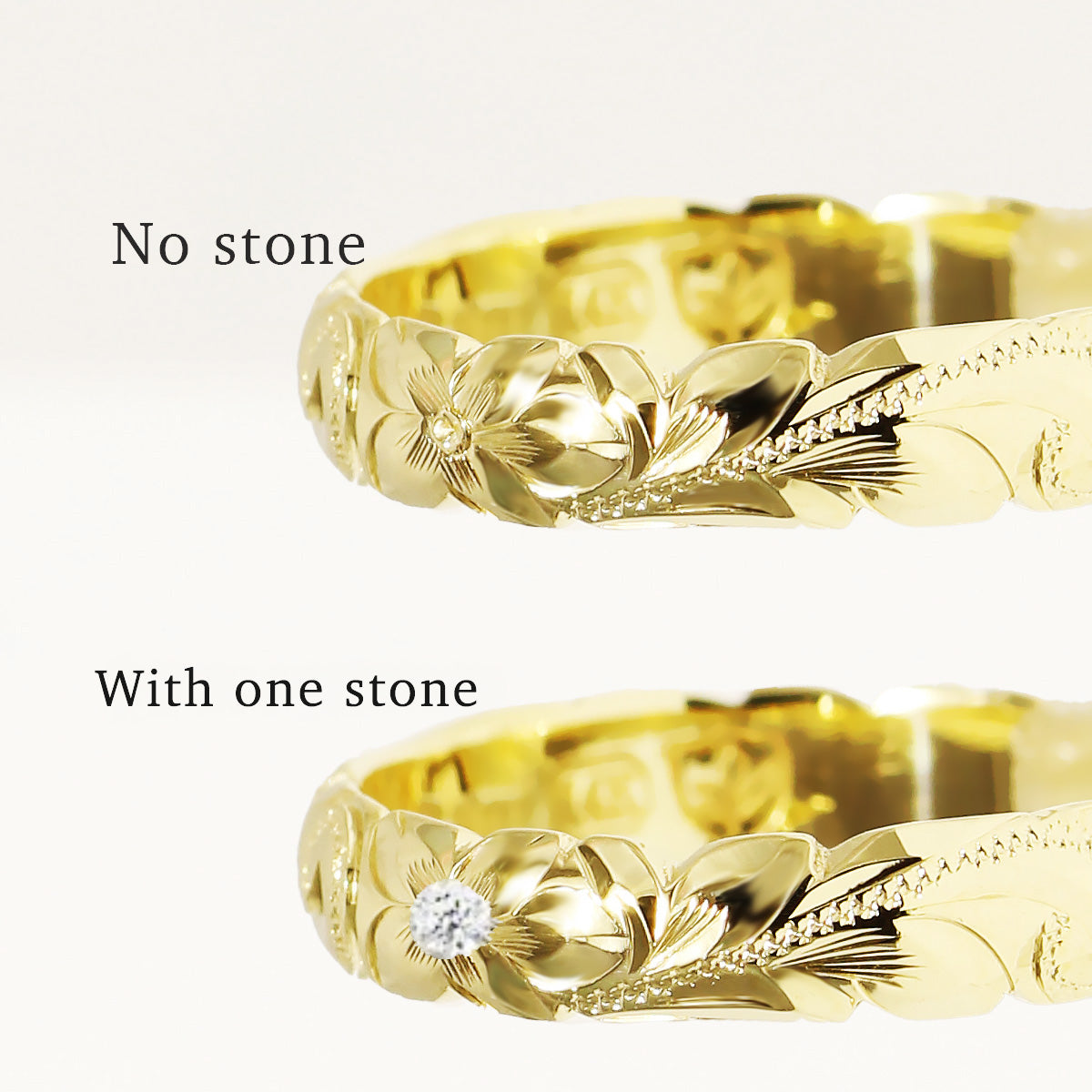 3mm Barrel-Shaped Hawaiian Ring_Cutout Edge [14K/18K Gold/Platinum]