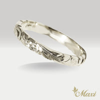 [14K/18K Gold/Platinum] 2.5mm Barrel Ring_Cut Out Edge *Made to Order* (R0133_2.5)