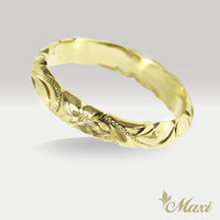 [14K/18K Gold/Platinum] 4mm Barrel Ring *Made to Order* (R0133_4)