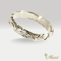 [14K/18K Gold/Platinum] 4mm Barrel Ring *Made to Order* (R0133_4)