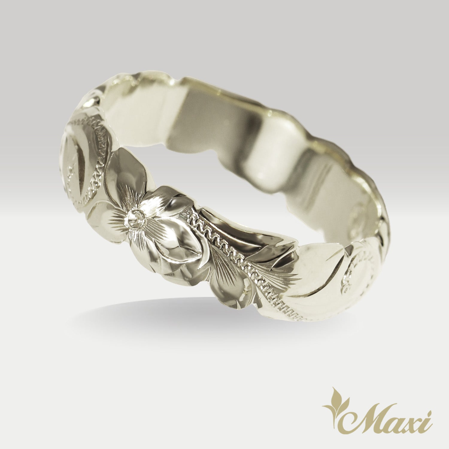 6mm Barrel Ring_Cut Out Edge [14K/18K Gold/Platinum]