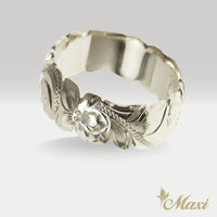 8mm Barrel Ring_Cut Out Edge [14K/18K Gold/Platinum]