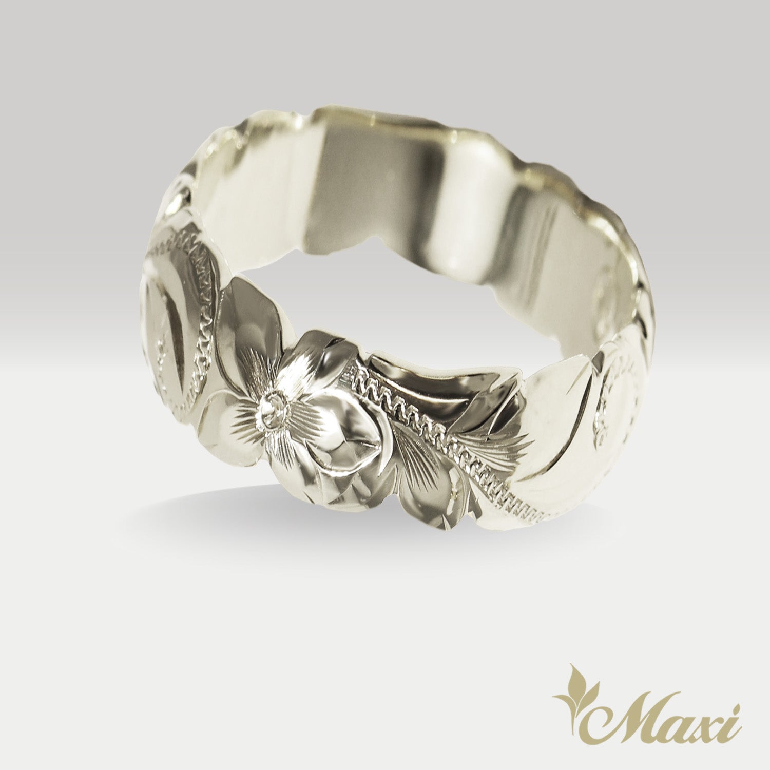 8mm Barrel Ring_Cut Out Edge [14K/18K Gold/Platinum]