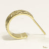 [14K/18K Gold] Hoop Pierced Earring-Flat-Large *Made-to-order* (E0151)