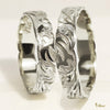 4mm & 6mm Half Honu_Hawaiian Sea Turtle Couple Rings [14K/18K Gold]
