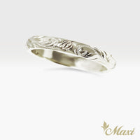 3mm Honu_Hawaiian Sea Turtle Ring [14K/18K Gold/Platinum]