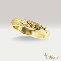 4mm Honu_Hawaiian Sea Turtle Ring [14K/18K Gold/Platinum]