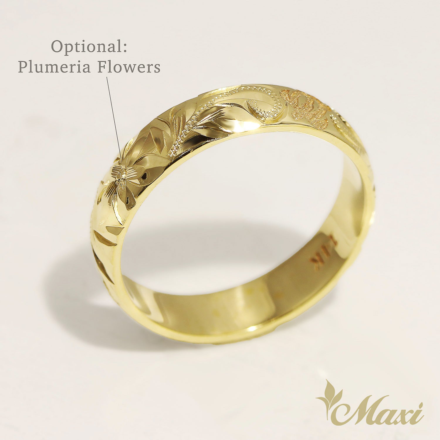 4mm Honu_Hawaiian Sea Turtle Ring [14K/18K Gold/Platinum]