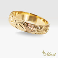 5mm Honu_Hawaiian Sea Turtle Ring [14K/18K Gold/Platinum]