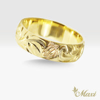 6mm Honu_Hawaiian Sea Turtle Ring [14K/18K Gold/Platinum]