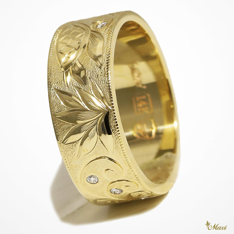 [14K/18K Gold] Honu Under the Sea Ring [Made to Order]TRDSP