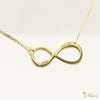 Infinity Necklace with Diamond [14K/18K Gold]