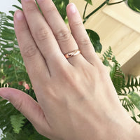 4mm Barrel Inner Engraved Ring [14K/18K Gold/Platinum]