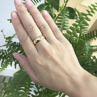 6mm Barrel Inner Engraved Ring [14K/18K Gold/Platinum]