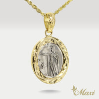 King Kamehameha Coin Oval Pendant [14K/18K Gold]
