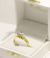 1 Carat Ethical Lab-Grown Diamond Engagement Ring [14K/18K Gold]