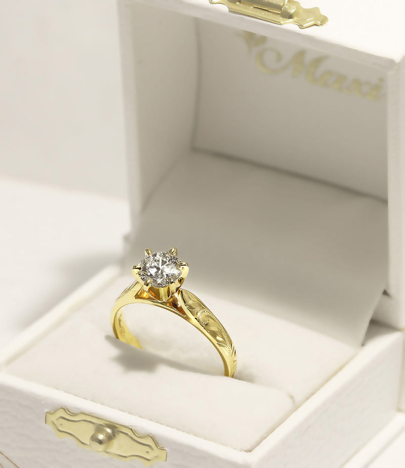 1 Carat Ethical Lab-Grown Diamond Engagement Ring [14K/18K Gold]