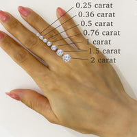 1 Carat Rond Lab-Grown Diamond Hawaiian Engraved Solitaire Ring [14K/18K Gold]