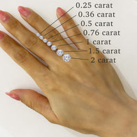 0.25 Carat Rond Lab-Grown Diamond Hawaiian Engraved Solitaire_Cut-out Ring [14K/18K Gold]