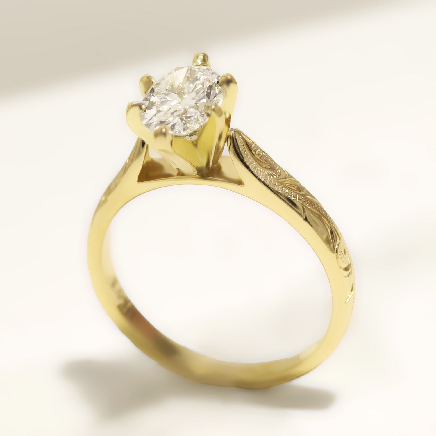 1 carat Ethical Lab-Grown Diamond Engagement Ring [14K/18K Gold] 