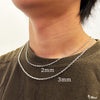 [Silver 925] Medium Marina Chain 3mm (MC3)