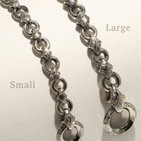 Maile Chain Bracelet [Black Chrome Silver 925]