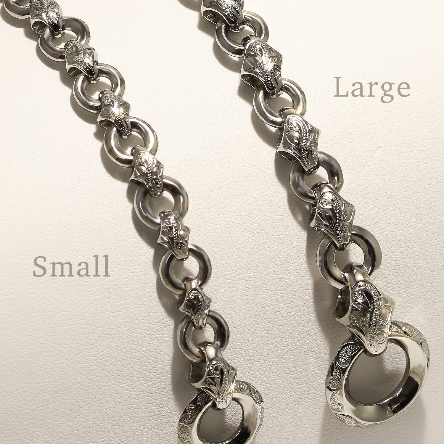 Maile Chain Bracelet [Black Chrome Silver 925]