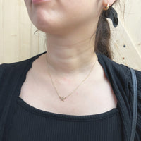 Diamond Head Necklace Small [14K Gold]