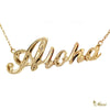 [14K/18K Gold] Custom Letter/Name Necklace_LARGE (N0007)