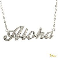 [14K/18K Gold] Custom Letter/Name Necklace_MEDIUM (N0164)