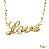 [14K/18K Gold] Custom Letter/Name Necklace_MEDIUM (N0164)