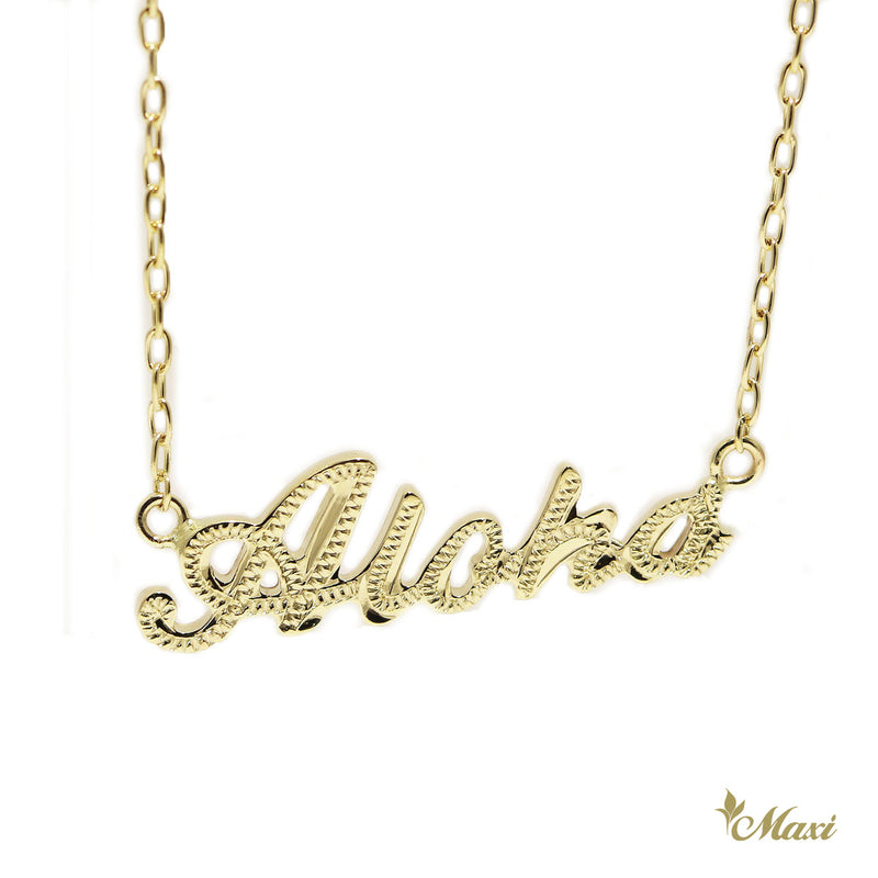 [14K/18K Gold] Custom Letter/Name Necklace_SMALL (N0202)