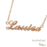 [14K/18K Gold] Custom Letter/Name Necklace_SMALL (N0202)