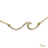 [14K Gold] Nalu Wave Diamond Necklace *Made-to-order*Newest