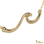 [14K Gold] Nalu Wave Necklace *Made-to-order*Newest