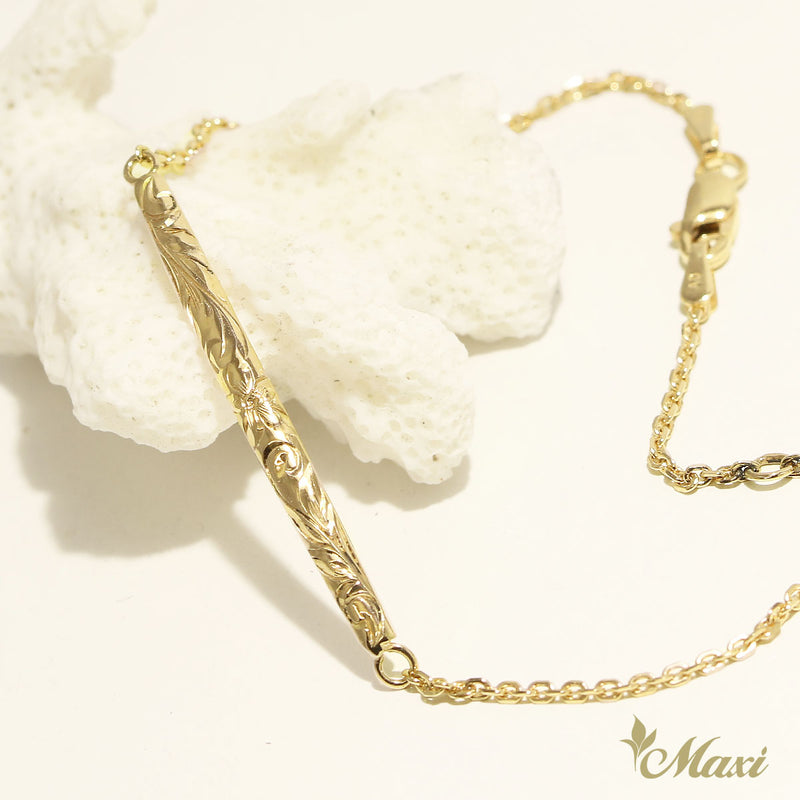 [14K Gold] Wa'a ID Bracelet-Small