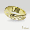 [14K Gold] White Enamel 6mm Ring [Made to Order] (R0439)