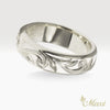[Silver 925] White Enamel 6mm Ring (R0439)
