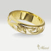 [14K Gold] White Enamel 6mm Ring [Made to Order] (R0439)
