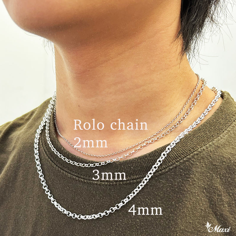 [Silver 925] Rolo Chain 2mm (Rolo-2mm)