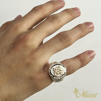 Initial Signet Ring_Oval [Silver 925/14K Gold]