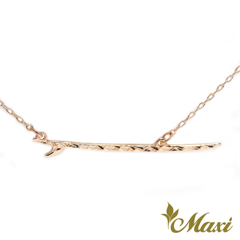 [14K Gold] Surfboard Necklace *Made-to-order*