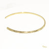 [14K/18K Gold] 1.7mm Tube Open Bangle Bracelet *Made-to-order* (B0589)