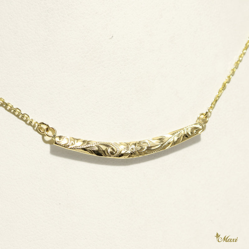 [14K/18K Gold] Wa'a Horizontal Necklace_Small