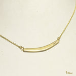 [14K/18K Gold] Wa'a Horizontal Necklace_Small