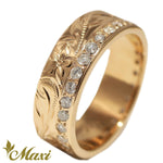 [14K Gold] 6mm Ring Diamond Eternity  *Made to order*　14金　リング　カスタムオーダー　オーダーメイド